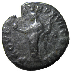MARCUS AURELIUS, 161-180 AD. LIMES DENARIUS. PROVIDENTIA REVERSE.
