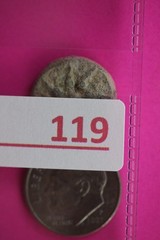 ORIGINAL Desert Patina Big Widows Mite Herods Hoard Holy Land Artifact COA A119