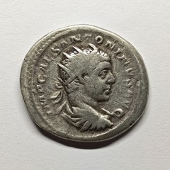 Elagabalus Silver Antoninianus 218-222 Salus Reverse RIC 137, Ancient Roman Coin