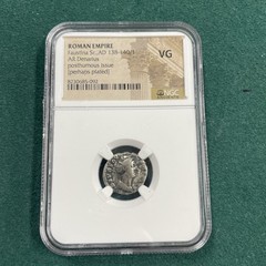 Roman Empire Coin Faustia St AD 138-140/1 NGC VG