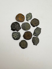 Ancient Holy Land Artifact – Lot of 10 Widow’s Mite Coins Biblical Era
