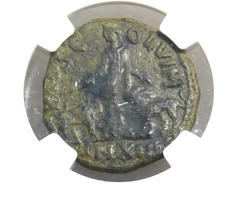 251-253 AD Roman Volusian Moesia Viminacium AE 25mm NGC Ch F Just Graded #MC175