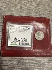 Roman Empire Caracalla AR Denarius 198-217 AD. With Auction Certificate