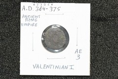 Ancient Rome AD 364 – 375 Emperor Valentinian I Bronze Coin AE 3 23D4