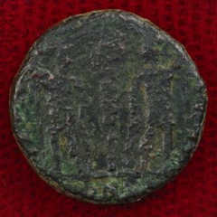 Ancient Roman Empire Coin CONSTANTIUS II Two Roman Soldiers “Glory of The Army”