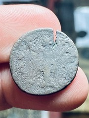 Diocletian AE Antoninianus Lyon AD 286-294, PAX,ODD, ISSUED UNDER CARAUSIUS? G+