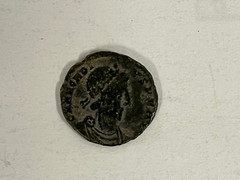 Arcadius (A.D. 383-408) Bronze Reduced Follis of Ancient Rome