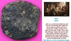 Widows Mite Coin Holy Land Artifact Free Display Card Jesus Christ Lifetime K704