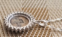 Pontius Pilate Jesus Crucifier Ancient Jewish Roman Coin Pendant Silver Necklace