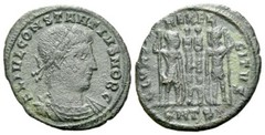 Ancient Roman Coin: Constantius II, Under Constantine the Great, Bronze AE3