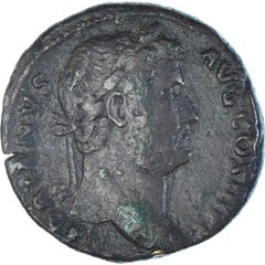 [#1173842] Coin, Hadrian, Sestertius, 133-135, Rome, VF, Bronze, RIC:2168