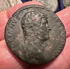 HADRIAN – Sestertius ￼118-138, Restoratius
