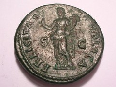 Titus As (72 AD, XF/Attractive/Rare in this condition)