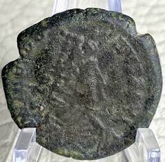 Ancient Roman Coin 393-395AD Emperor Honorius Holding Globe Gloria Romanorum