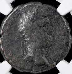 Roman Emperor Commodus NGC Genuine As Ancient Coin 177AD-192AD Bronze Certified