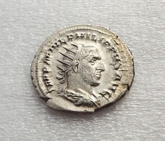 Roman Philippus Antoninian Annona Left Silver Extra High Grade Ric 28c EF C|6550