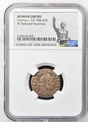 Genuine NGC Certified Ancient Roman Coin Caesar Licinius II 317-324 AD Nummus