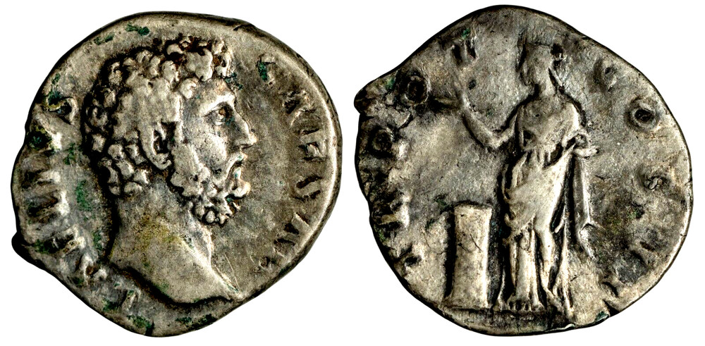 Roman Imperial Aelius Caesar 136-138 AD AR Denarius 3.00 gr., 16.60 mm VF