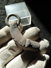 Superb roman PENDANT legionary phallus in clay
