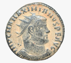 MAXIMIANUS I HERCULIUS, AD 286-310, AE ANTONINIANUS-(a1022)