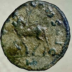 Ancient Roman Coin 258AD Gallienus Beast Zoo Series Centaur Genuine Very Rare