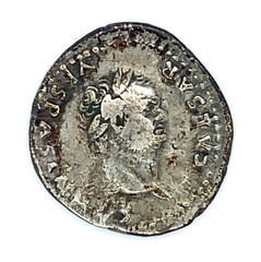 79-81 AD Roman Empire Titus, AR (Silver) Denarius Issue as Ceaser