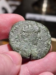 Antoninus Pius Æ Sestertius, Temple Of Augustus