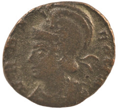 CONSTANTINE II REV ROMA WOLF FOLLIS ROMAN COIN – XF CONDITION AE 17mm 2.6 GRAMS