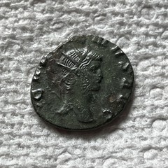 Ancient Roman Empire Coin Gallienus 253 – 268 AD. Stag Deer Doe Animal Wildlife