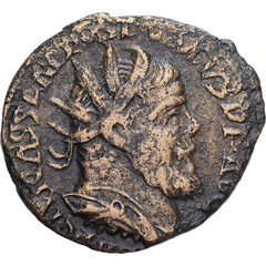 [#139267] Roman Empire, Postumus, Dupondius, 260-269, Lugdunum, Bronze, VF, RIC: