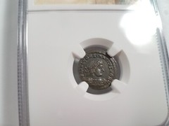 Constantius II Roman Empire BI Nummus AE3/4 NGC XF Ancient Epfig Hoard Pedigree