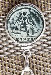 Constantine the Great City of Constantinopolis Commemorative Coin 925 Necklace
