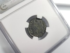 Constantine II Roman Empire Nummus NGC AU Camp Gate Castle Keep Ancient Caesar