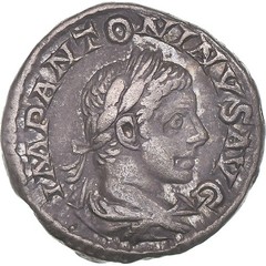 [#1170398] Coin, Elagabalus, Denarius, 219, Rome, AU, Silver, Cohen:101