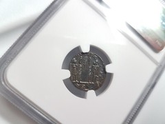 Constantine II Roman Empire BI Nummus AE3/4 NGC Ch AU Ancient Epfig Hoard Caesar