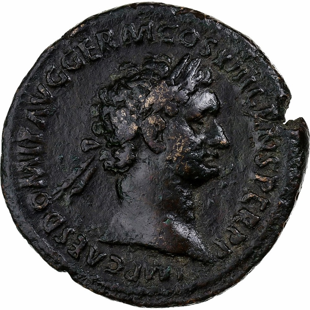 [#10722] Domitian, As, 87, Rome, Bronze, EF, Cohen:655, RIC:550