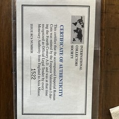 VALENTINIAN I 364-367 AD Roman Bronze Coin Certificate Of Authenticity
