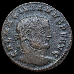 Roman Emperor Galerius Authentic Genuine Ancient Large Follis Coin with COA