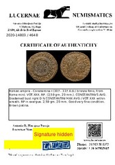 *Lucernae* Constantine I follis VOT XXX RP in wreath (4648) Rome 307-337 A.D.