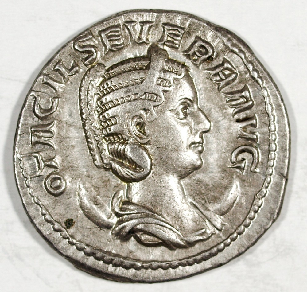 Roman Empress Otacilia Severa Silver Antoninianus (Struck AD 247)☆Juno the Prot.