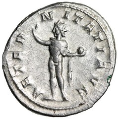 Gordian III AR Antoninianus “AETERNITATI AVG Sol, Globe” Good Very Fine