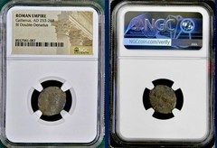 Ancient Roman Coin Emperor Gallienus 253AD-268AD NGC Genuine Double Denarius