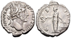 Antoninus Pius, 138-161. Denarius (Silver, 19 mm, 3.65 g, 6 h), Rome, 154-155 AD