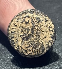317-320 AD Roman Imperial Constantinus I AE Follis (2.15g; 17.6mm) Cyzicus Coin