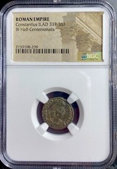 Beautiful NGC Certified Ancient Roman Coin Emperor Constantius II 337–361 AD