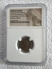 House of Constantine Roman Empire AE3 B1 Nummus Coin Ad 307-337