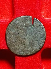 Diocletian AE Antoninianus Lyon AD 286-294, PAX,ODD, ISSUED UNDER CARAUSIUS? G+