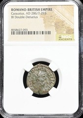 Carausius -Romano-British Emperor, AD 286-293. Æ Antoninianus. NGC Certification
