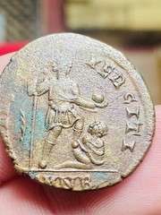 Valentinian II AE Majorina Nicomedia AD 383-388, VIRTVS EXERCITI, RARE OFFICINA!
