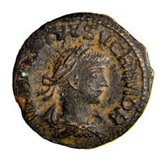 Usurper Vabalathus And Aurelian AE Antoninianus 270 Antioch Dual Portrait Coin